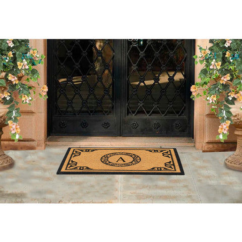 Artisans Geneva Monogrammed Doormat 24"X36"