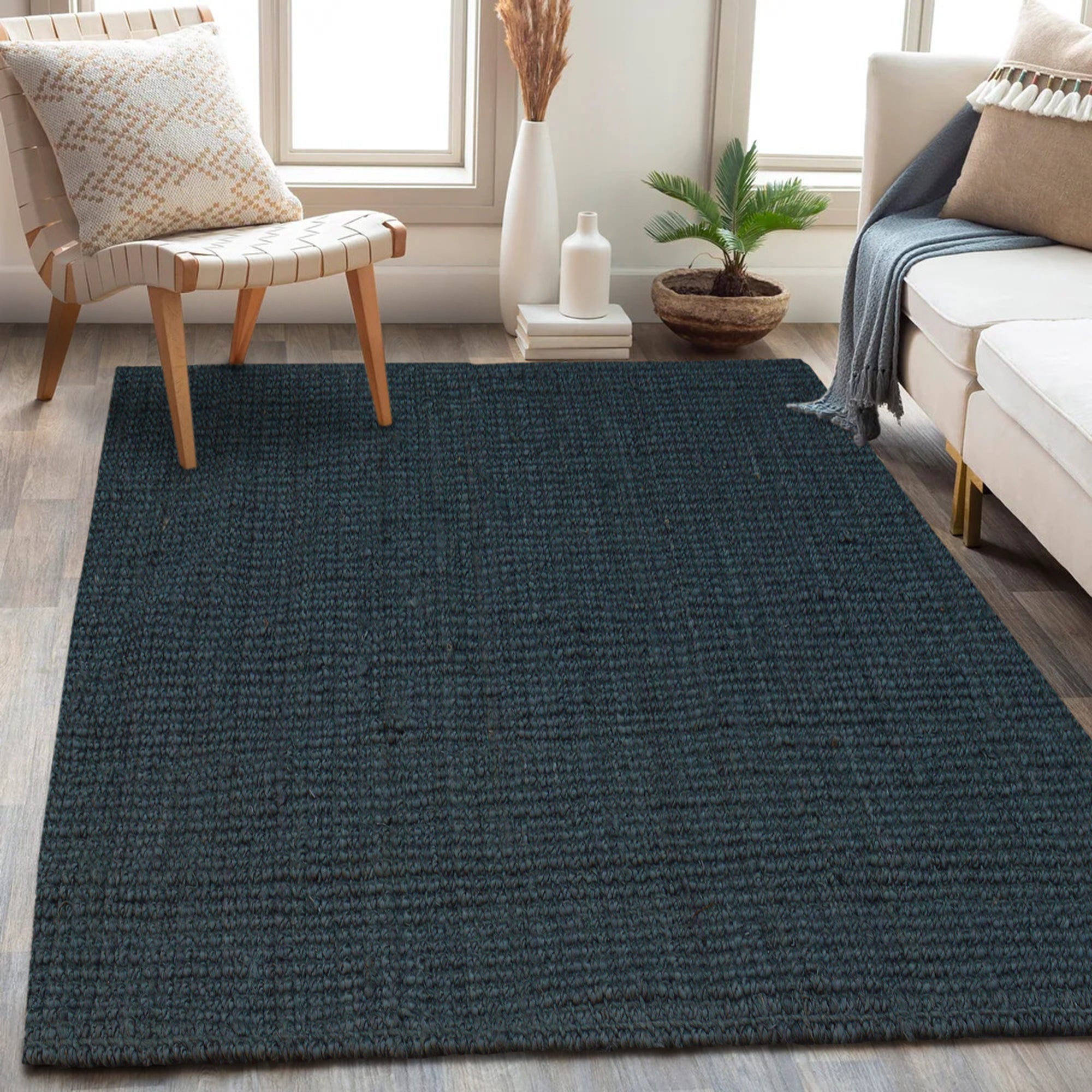 Premium Boucle Jute Rug - Delara