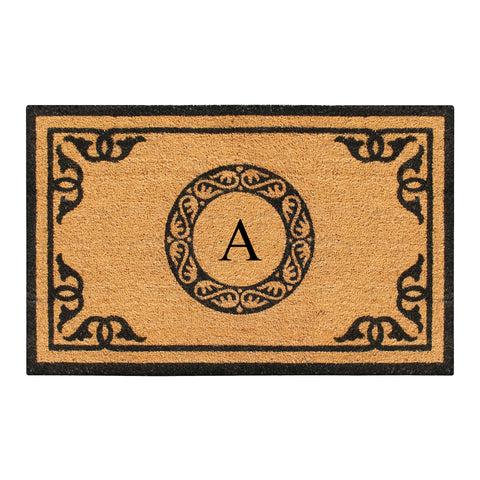 Artisans Geneva Monogrammed Doormat 24"X36"