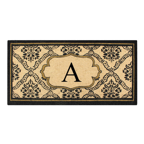 Uriel Large Monogrammed Doormat 30"X60"