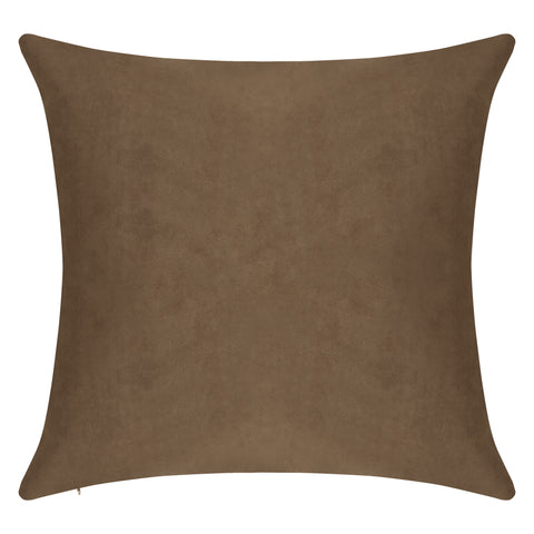 Everywhere Velvet Throw Pillow (Dark Brown)