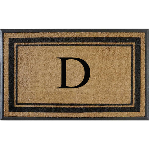 Classic Pictureframe Monogrammed Doormat, 30"X48"