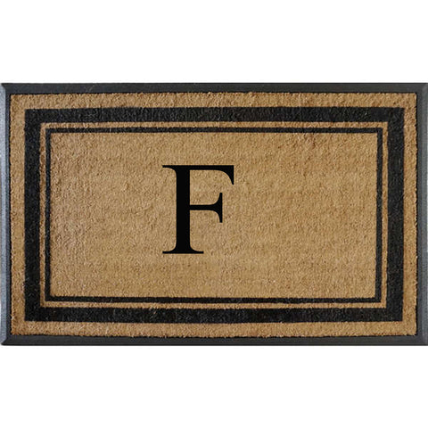 Classic Pictureframe Monogrammed Doormat, 30"X48"