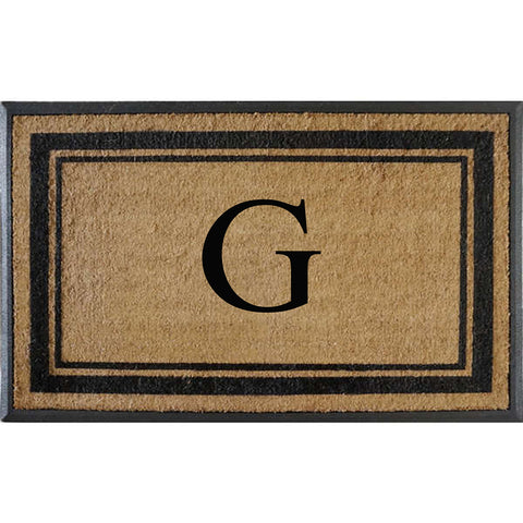 Classic Pictureframe Monogrammed Doormat, 30"X48"