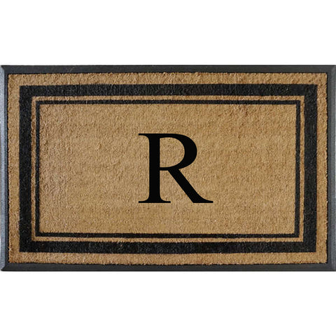 Classic Pictureframe Monogrammed Doormat, 30"X48"