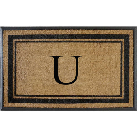 Classic Pictureframe Monogrammed Doormat, 30"X48"
