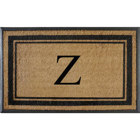 Classic Pictureframe Monogrammed Doormat, 30"X48"