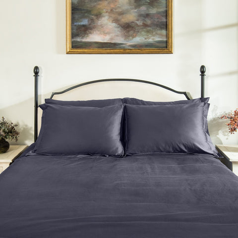 Lux Organic Cotton Sheet Bundle (Dark Grey)