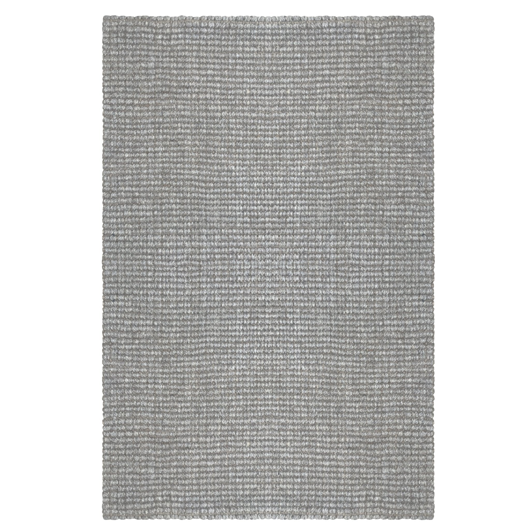 Premium Boucle Jute & Wool Rug (Grey) - Delara