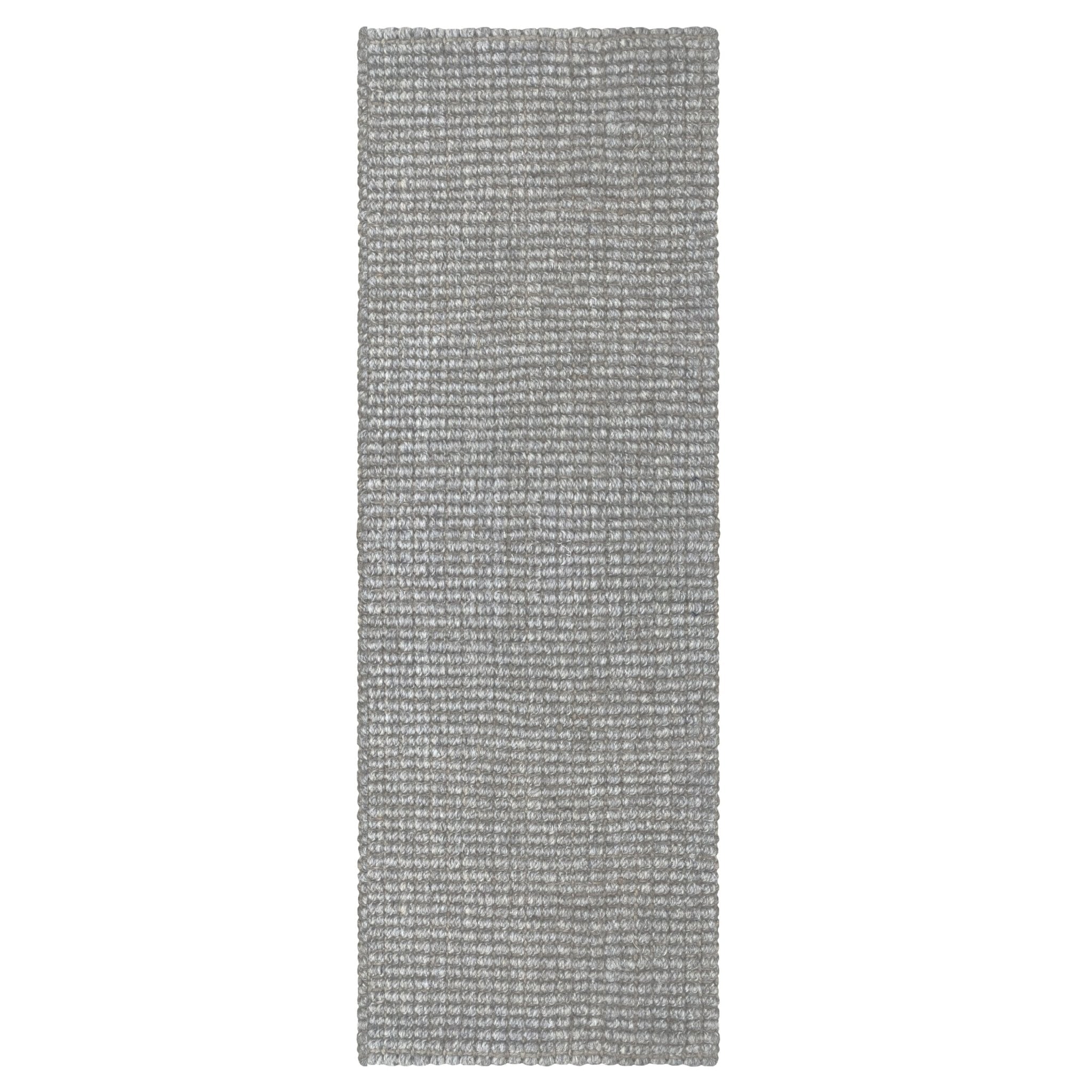 Premium Boucle Jute & Wool Rug (Grey) - Delara