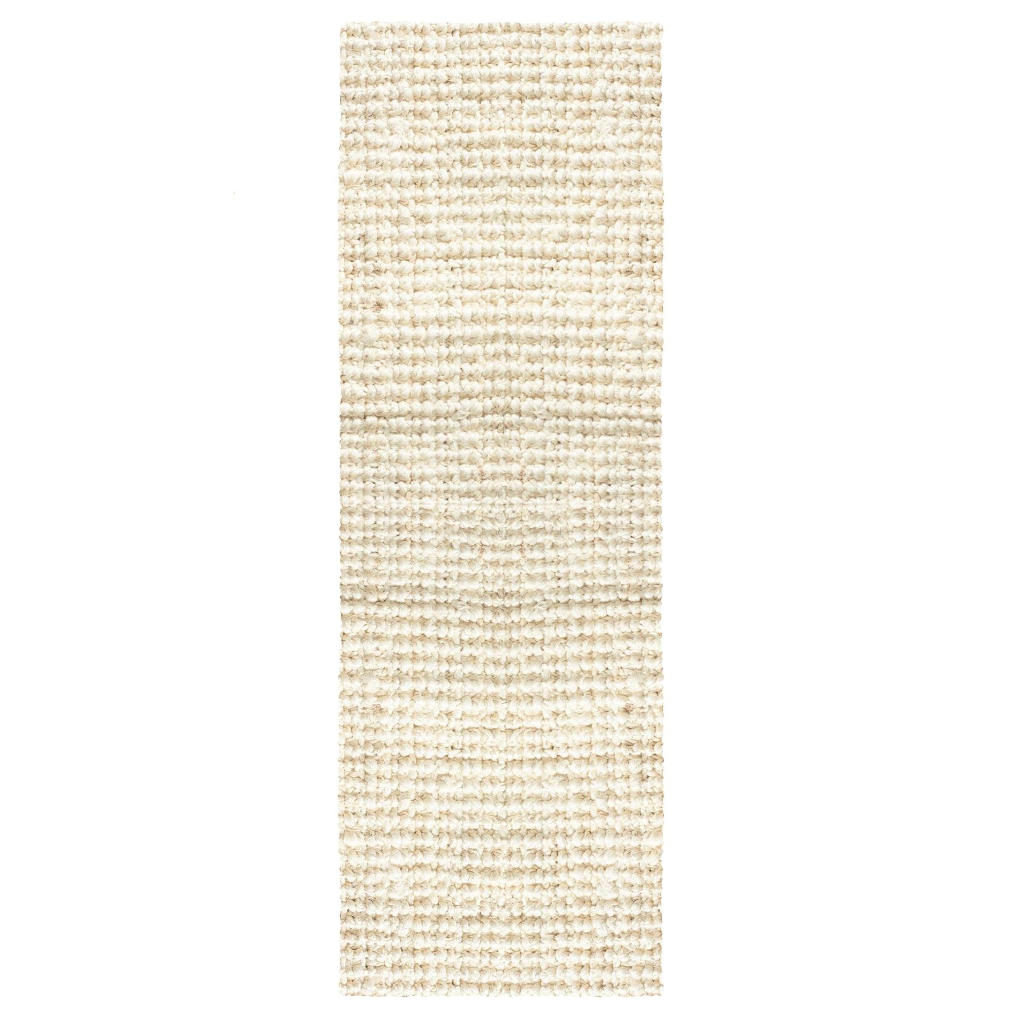 Premium Boucle Jute Rug (Ivory) - Delara