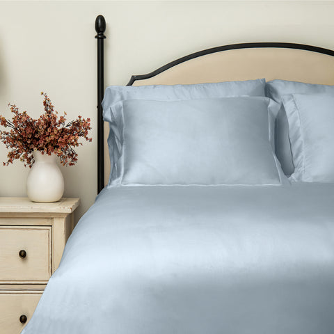 Lux Organic Cotton Sheet Set (Light Blue)