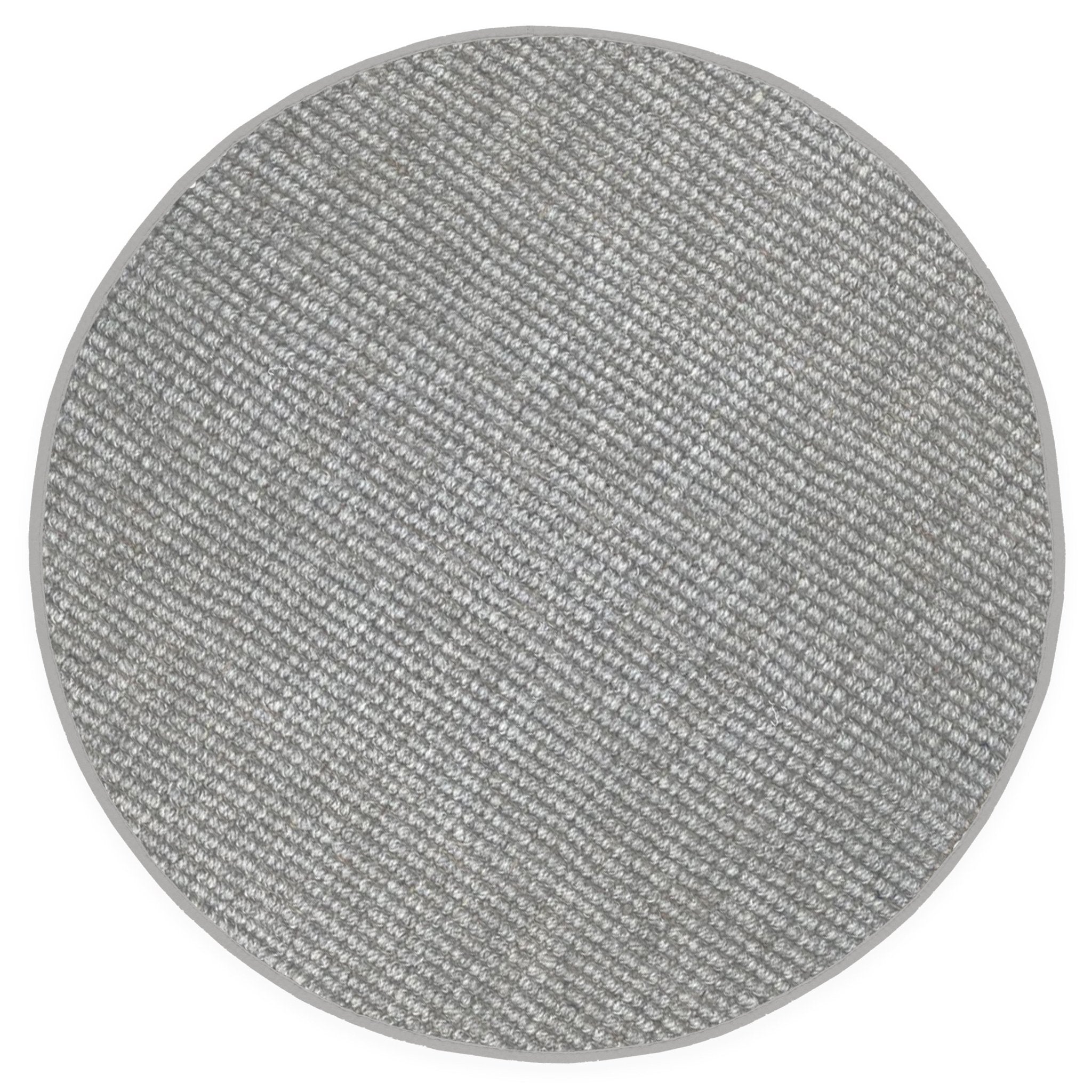 Premium Boucle Jute & Wool Rug (Grey) - DelaraHome