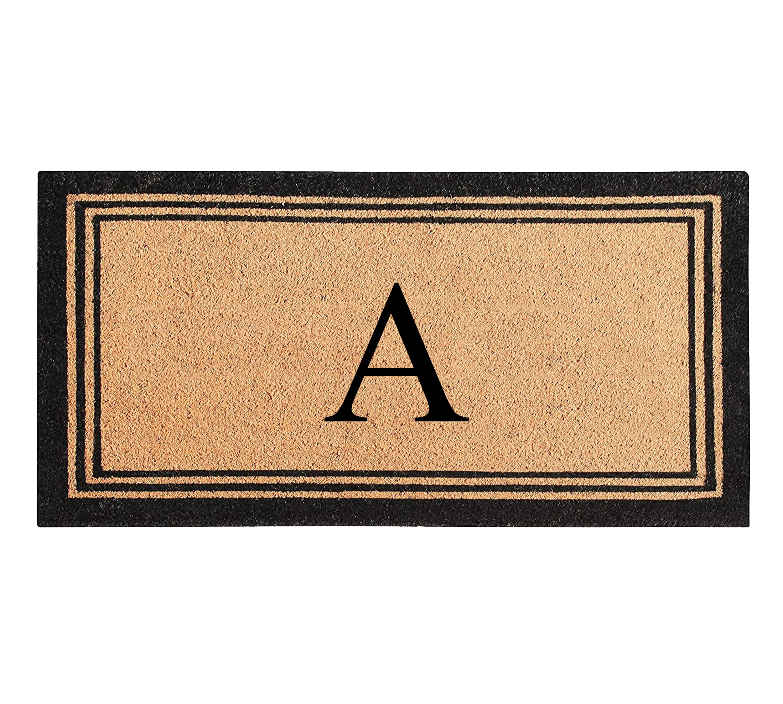 DeHond Classic Border Monogrammed Doormat 24"X39"