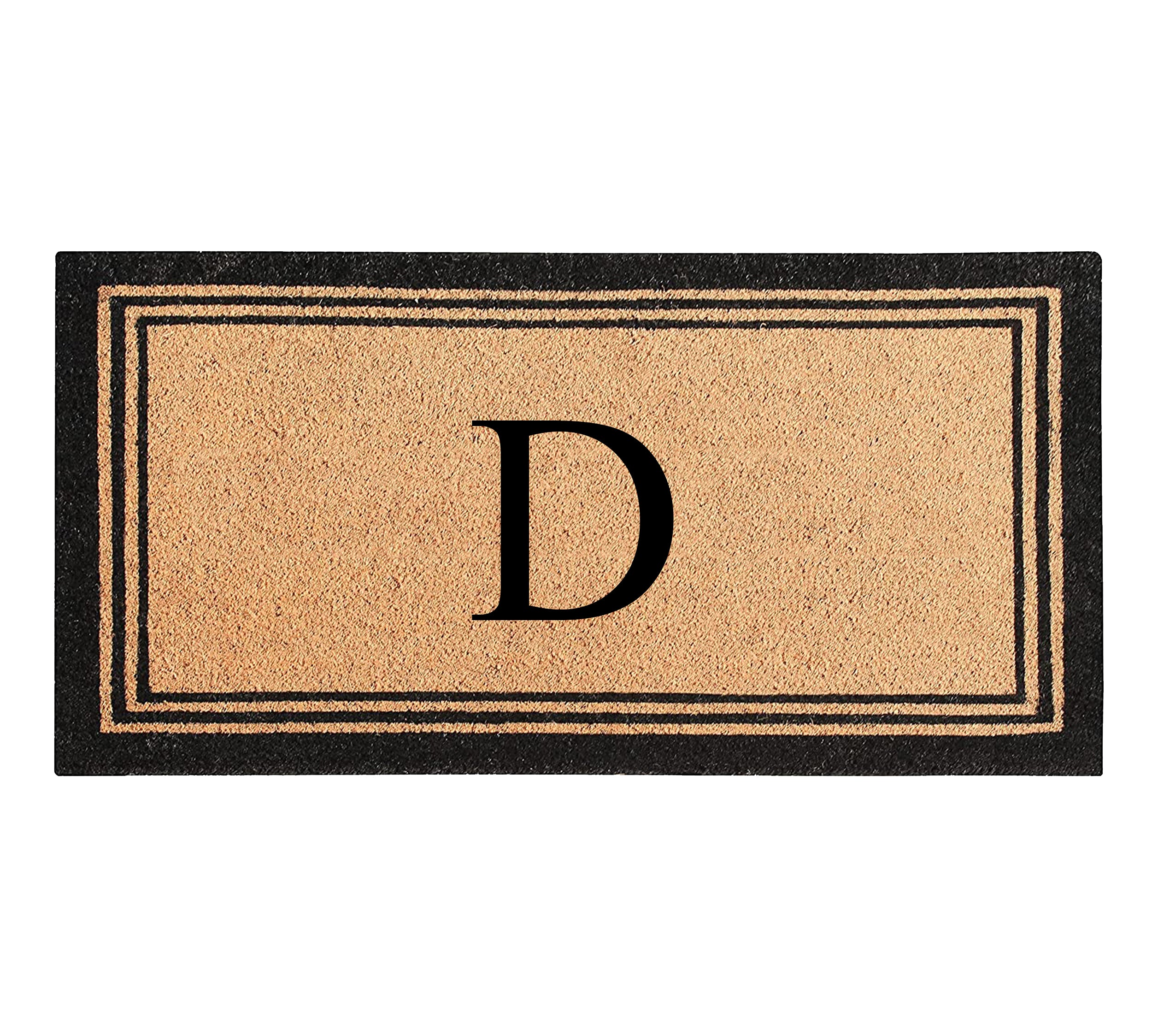 DeHond Classic Border Monogrammed Doormat 24"X39"