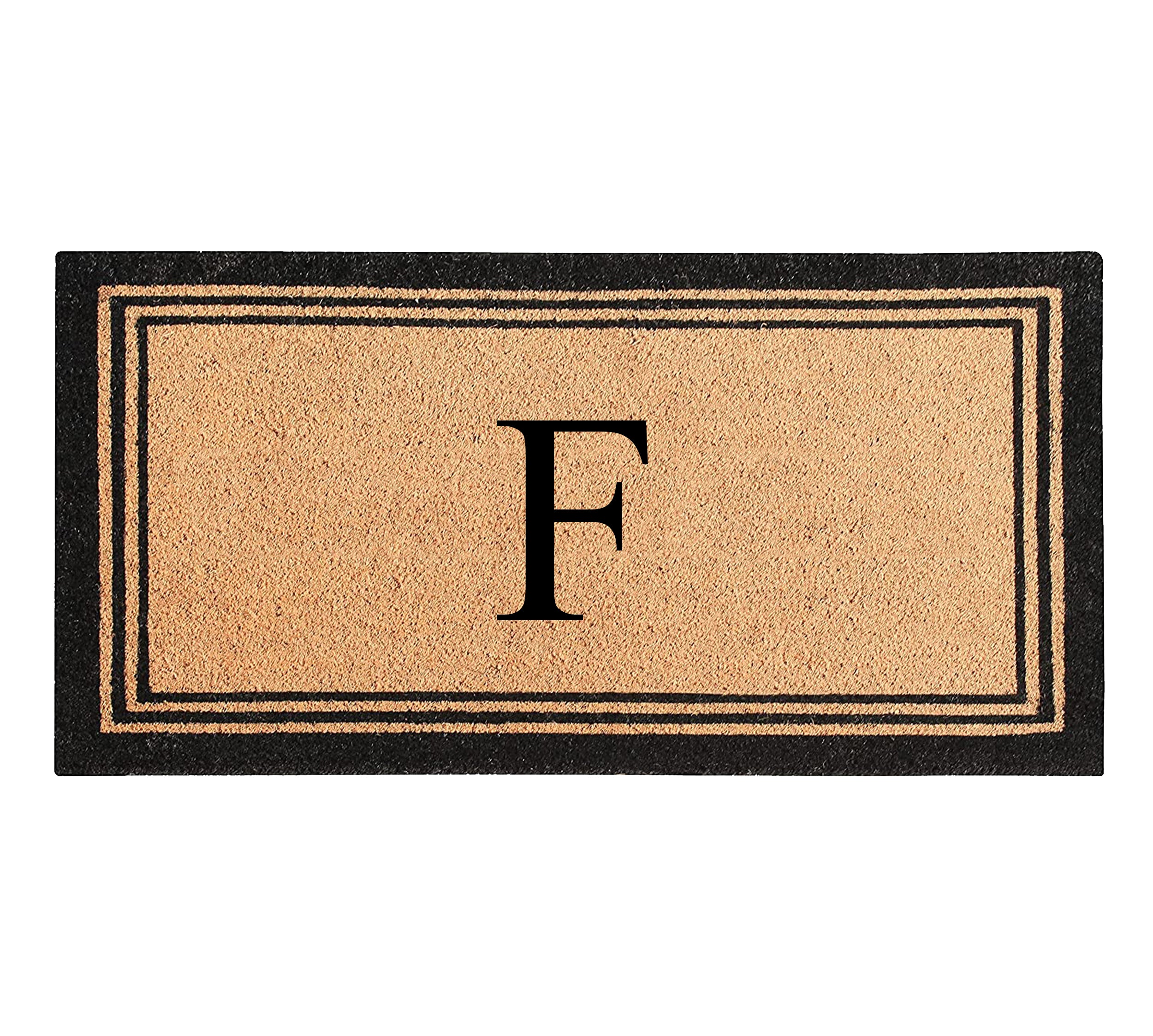 DeHond Classic Border Monogrammed Doormat 24"X39"