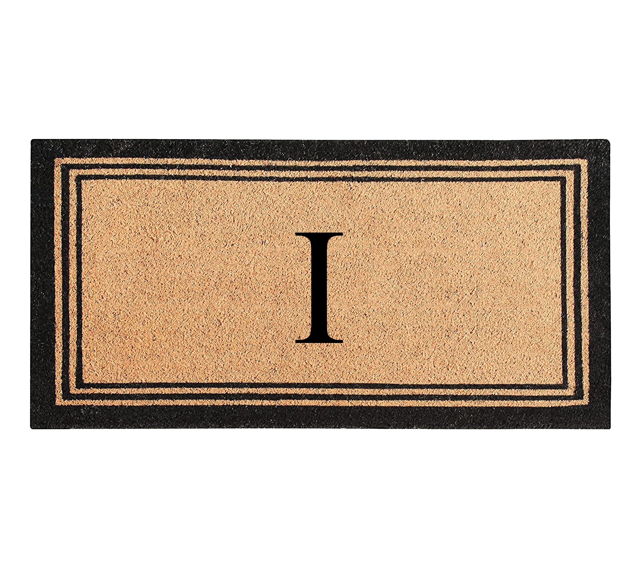 DeHond Classic Border Monogrammed Doormat 24"X39"