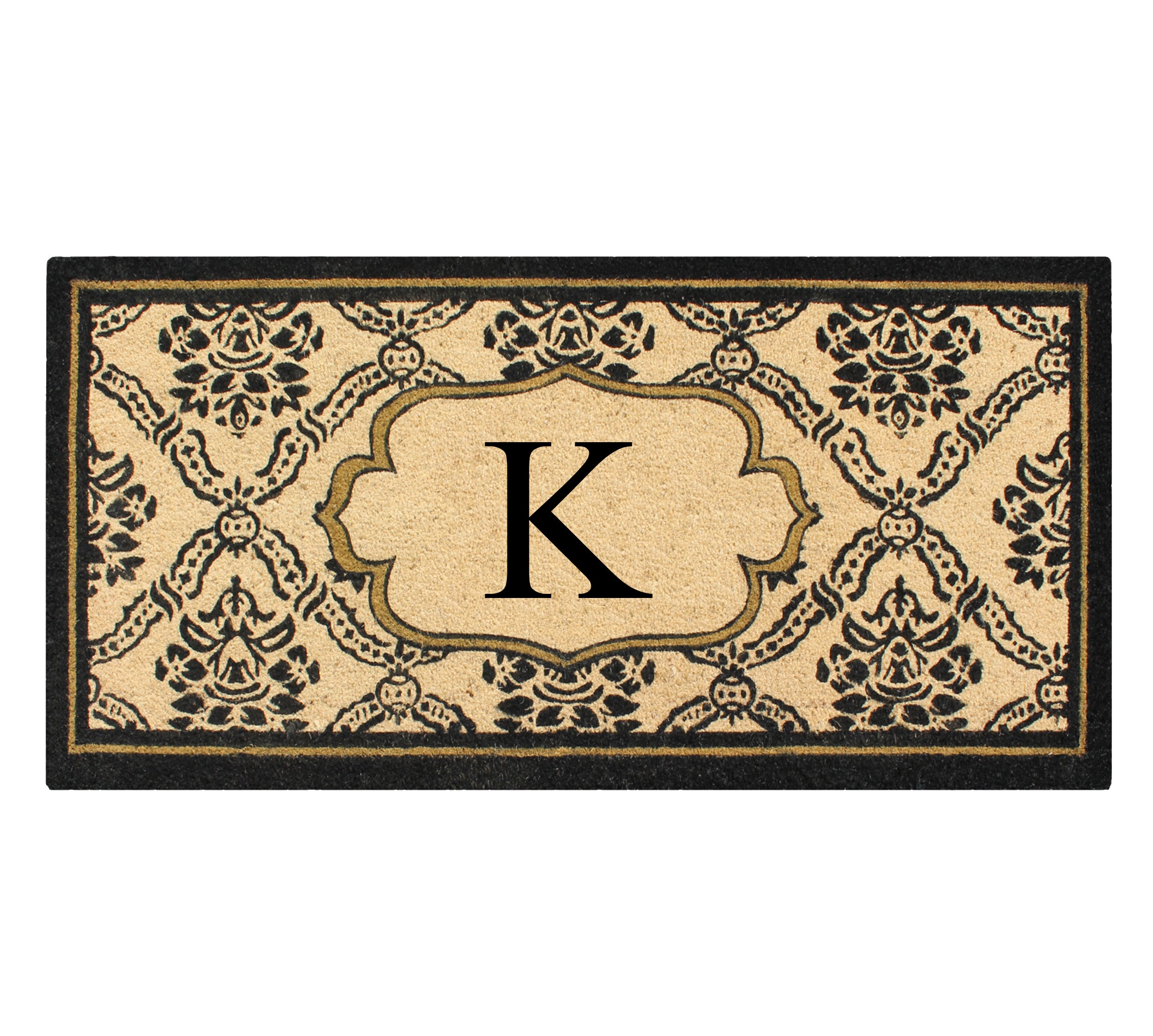 Uriel Large Monogram Doormat 30"X60"