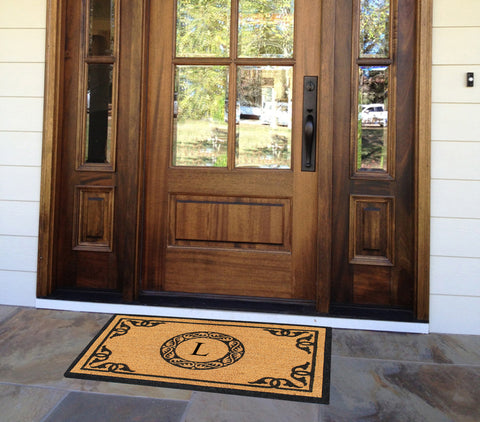 Artisans Geneva Monogrammed Doormat 24"X36"