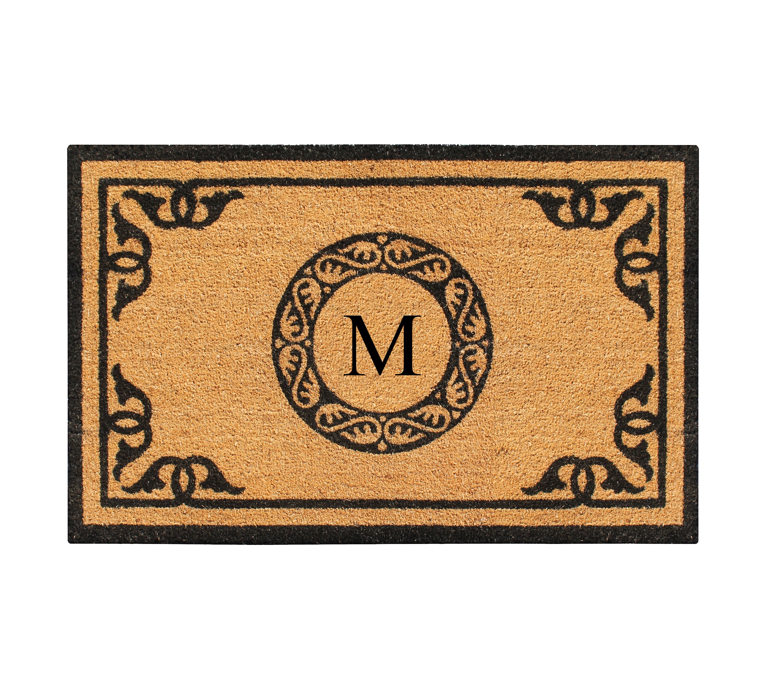 Artisans Geneva Monogrammed  Doormat 24"X39"