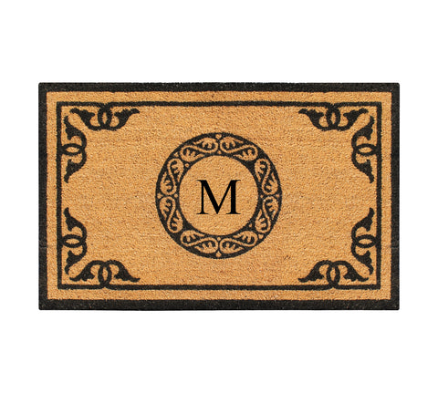 Artisans Geneva Monogrammed Doormat 24"X36"