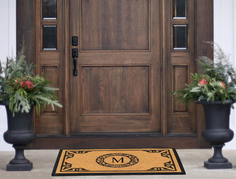 Artisans Geneva Monogrammed Doormat 24"X36"