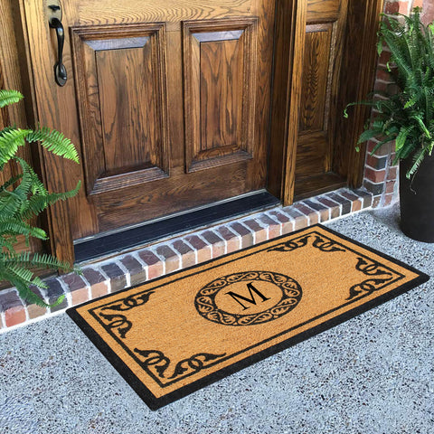 Artisans Geneva Monogrammed Doormat 24"X36"