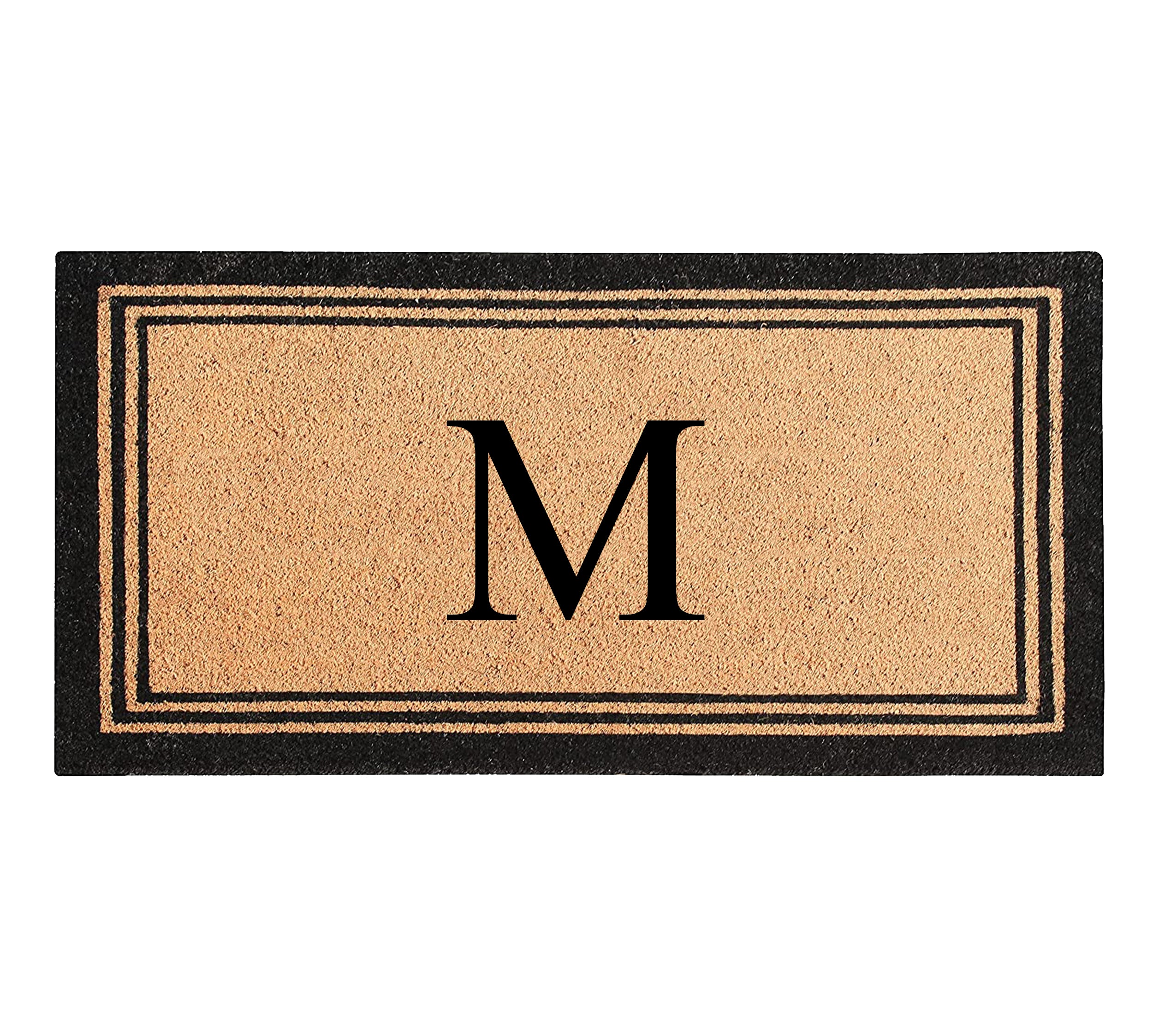 DeHond Classic Border Monogrammed Doormat 24"X39"