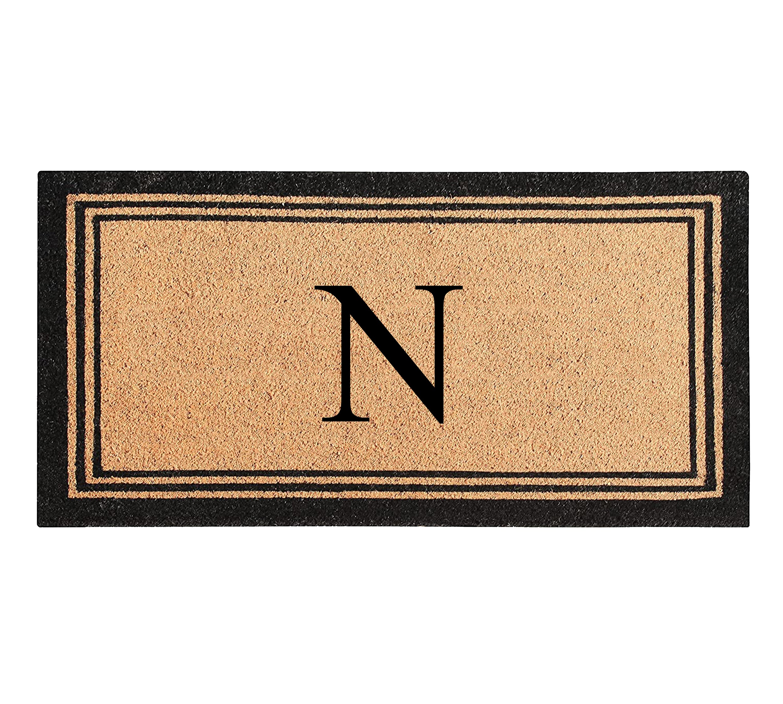 DeHond Classic Border Monogrammed Doormat 24"X39"