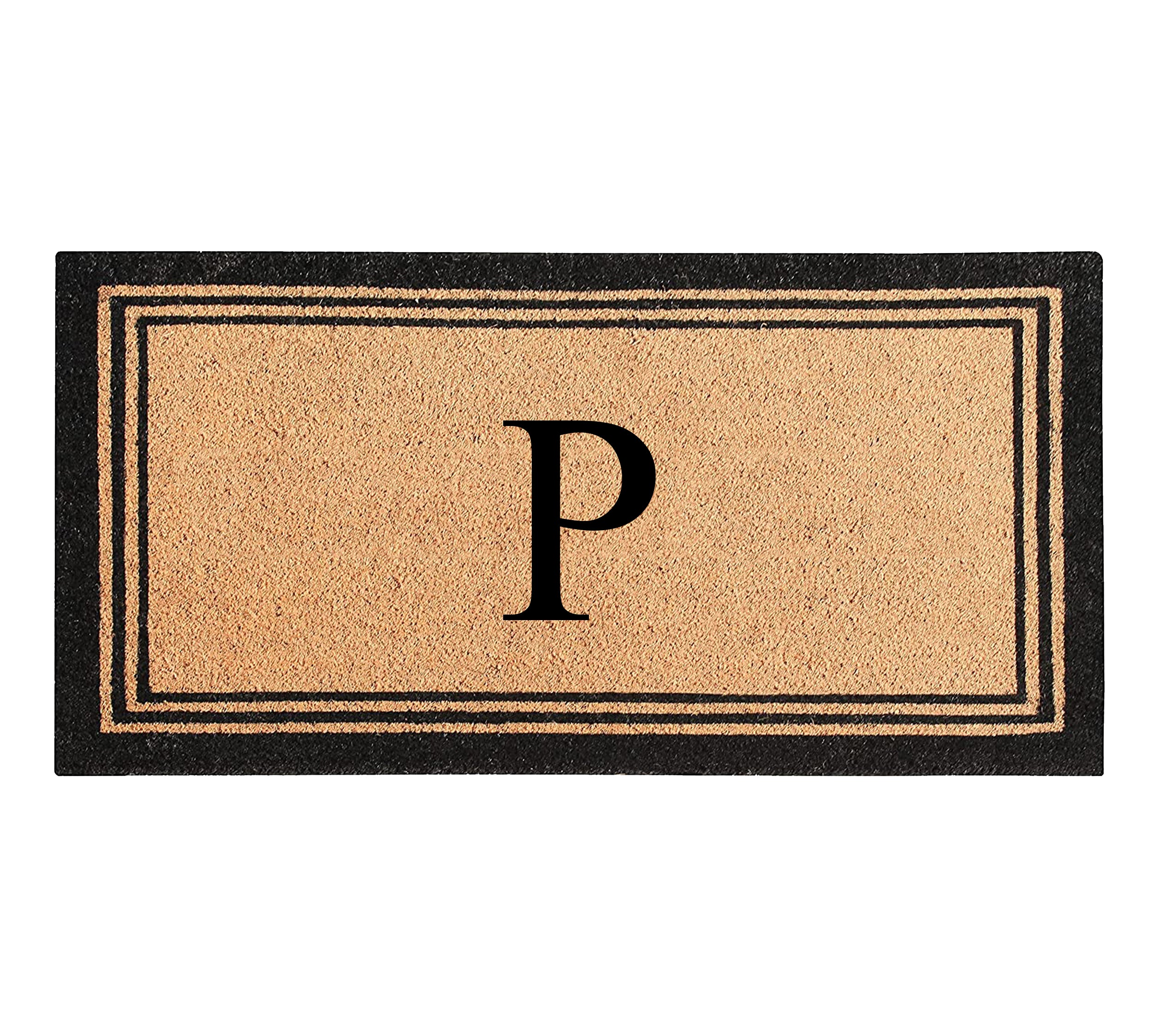 DeHond Classic Border Monogrammed Doormat 24"X39"