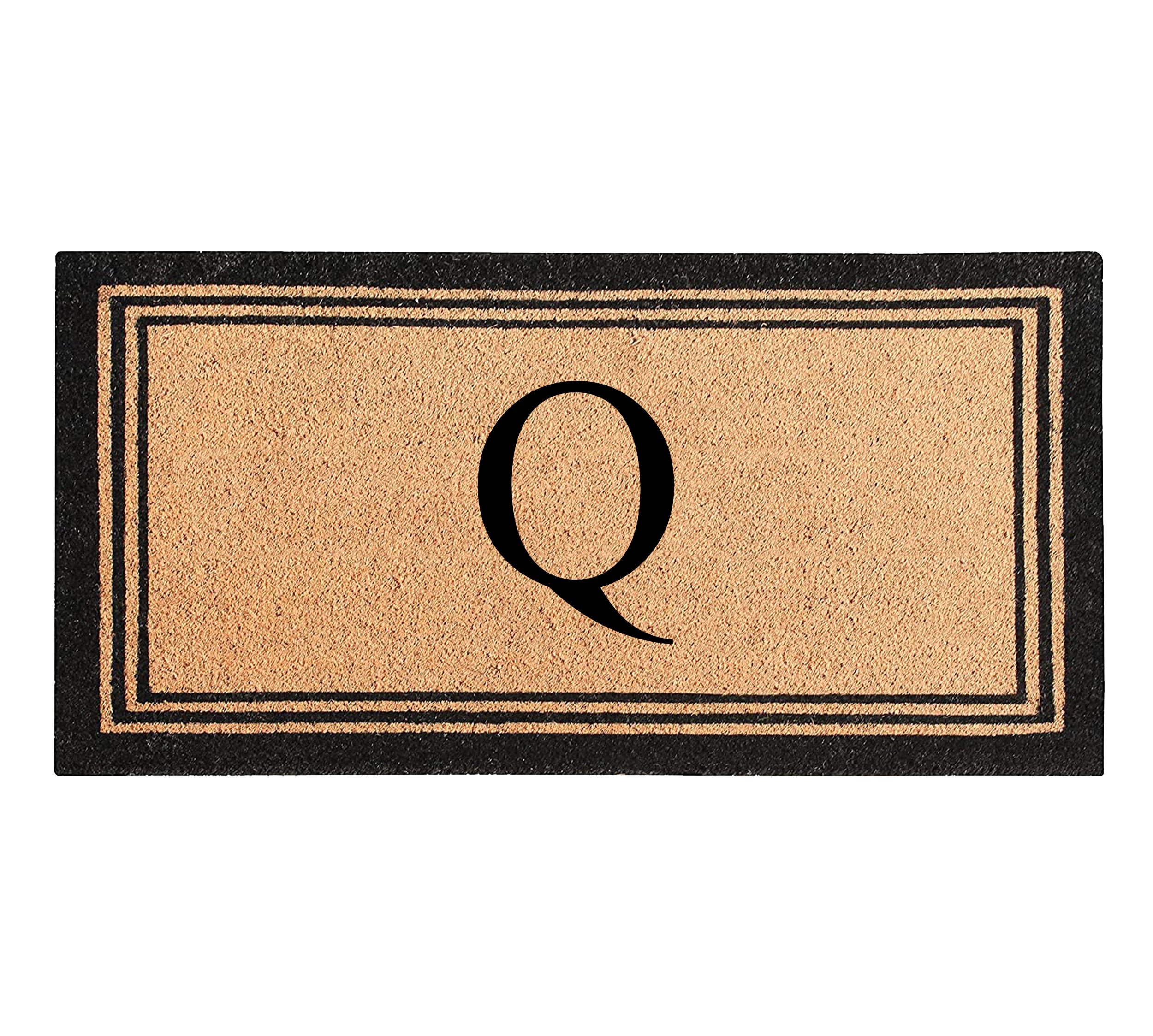 DeHond Classic Border Monogrammed Doormat 24"X39"