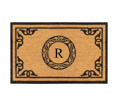 Artisans Geneva Monogrammed Doormat 24"X36"