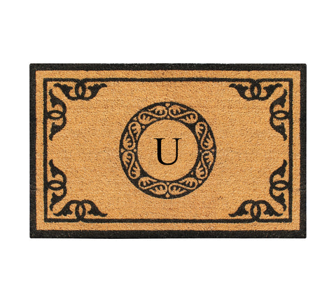 Artisans Geneva Monogrammed Doormat 24"X36"