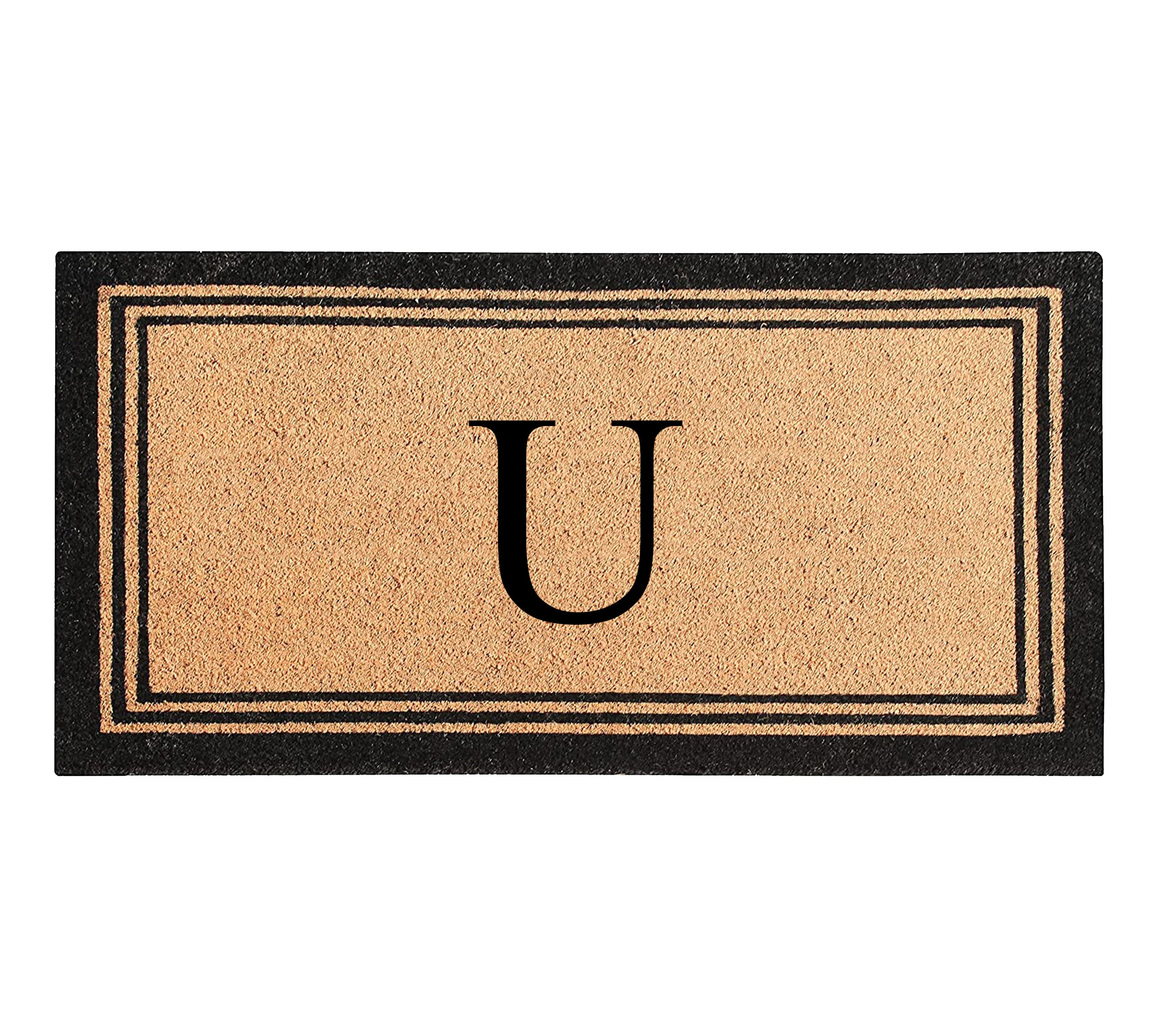 DeHond Classic Border Monogrammed Doormat 24"X39"