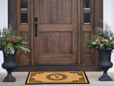 Artisans Geneva Monogrammed Doormat 24"X36"