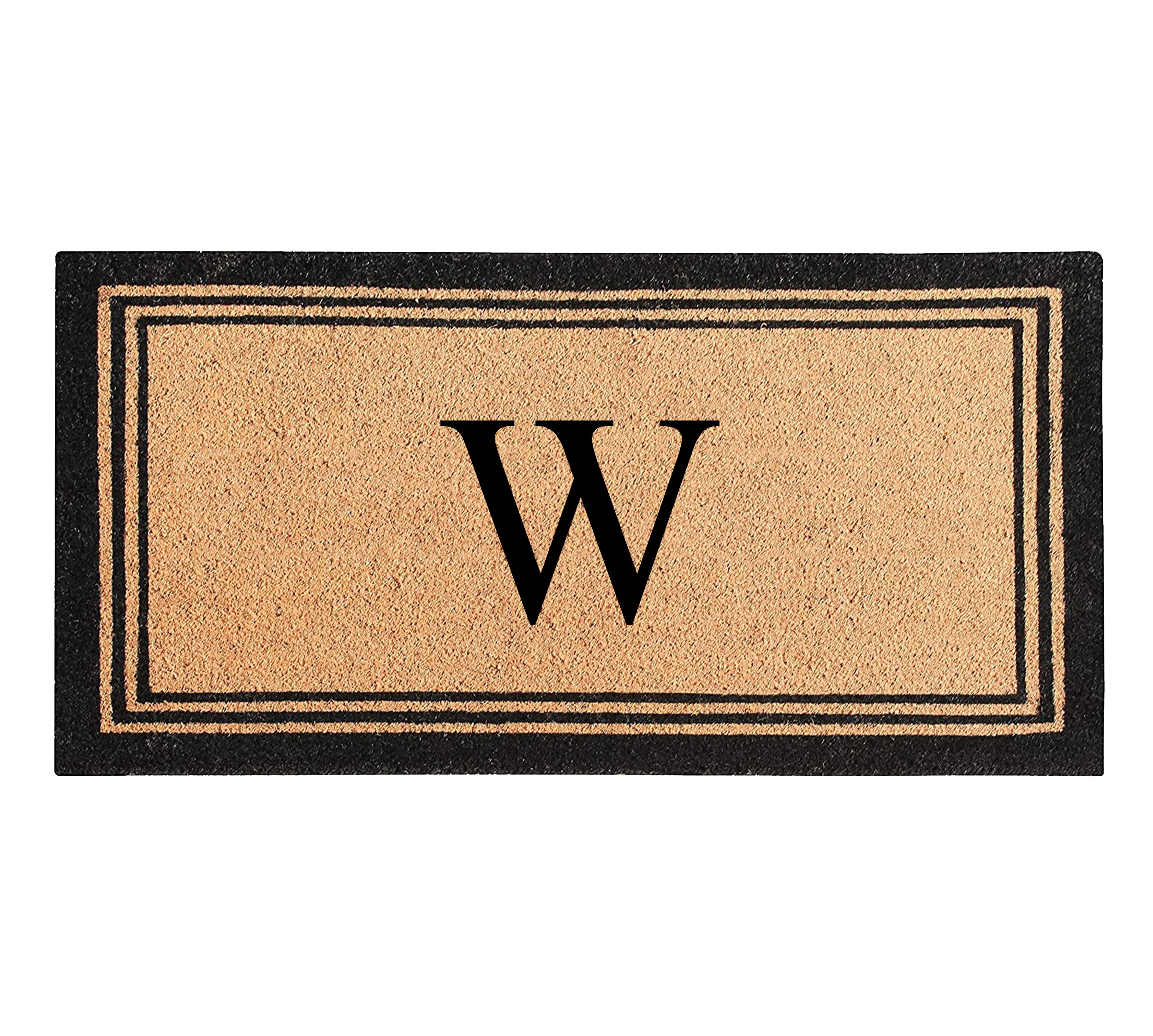 DeHond Classic Border Monogrammed Doormat 24"X39"