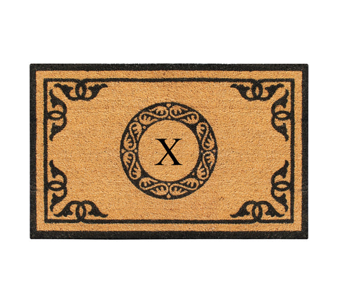 Artisans Geneva Monogrammed Doormat 24"X36"