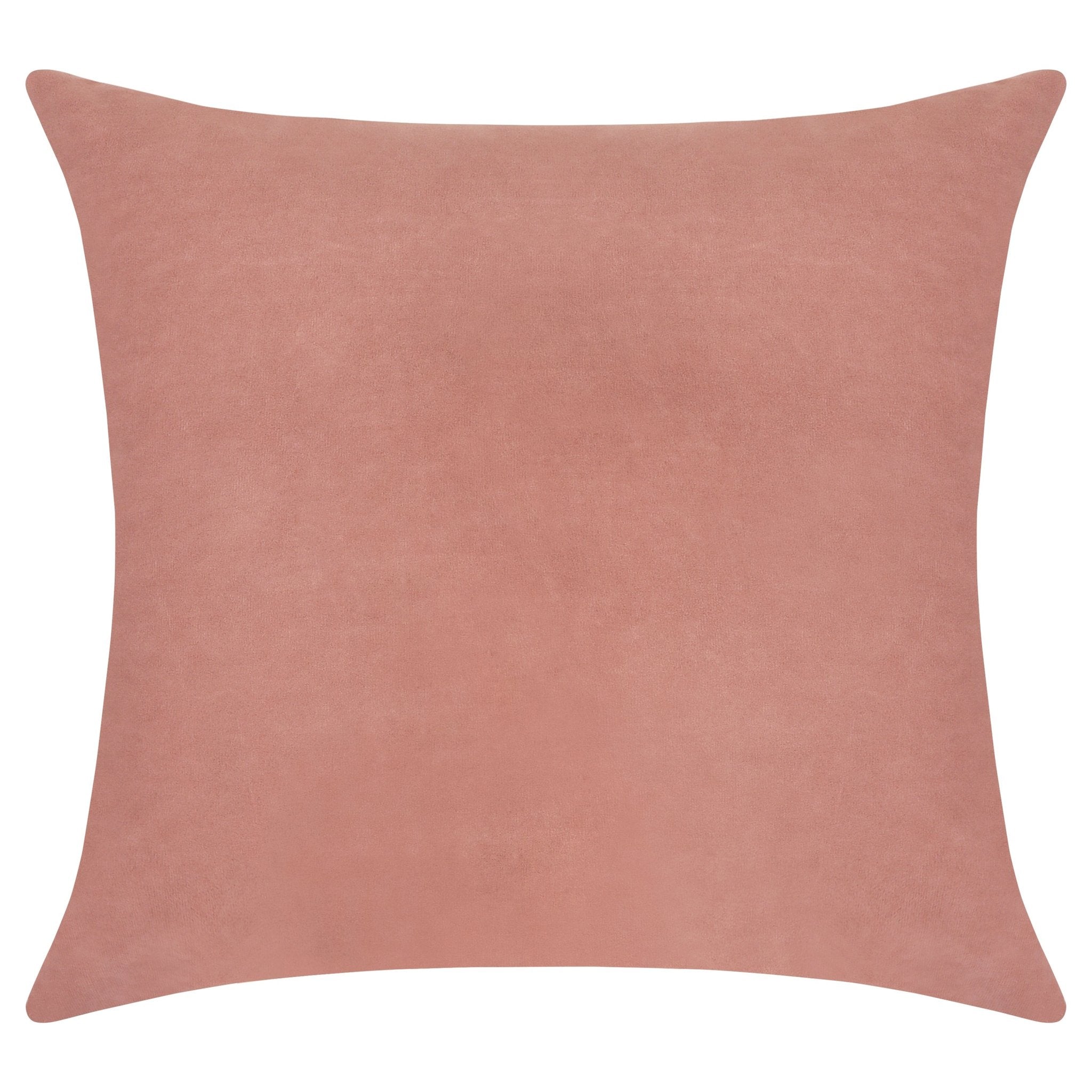 Everywhere Velvet Throw Pillow (Peach) - DelaraHome