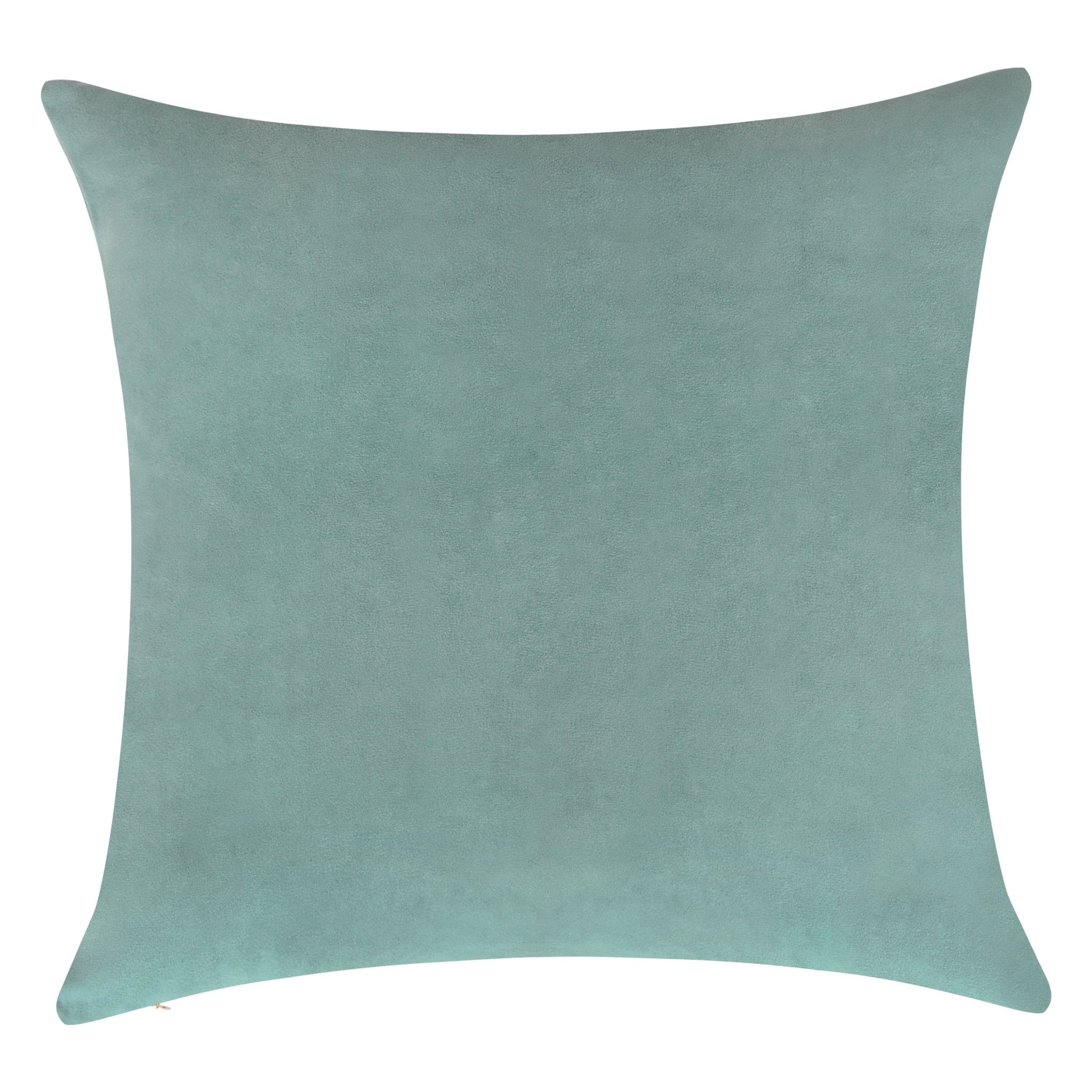 Everywhere Velvet Throw Pillow (Sea Green) - DelaraHome