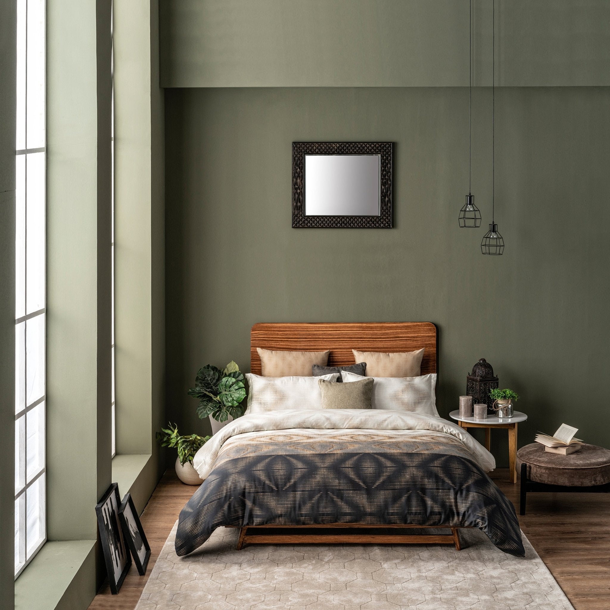 Jordon Organic Cotton Reversible Duvet Set - DelaraHome