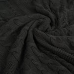 Organic Cotton Cable Knit Throw - DelaraHome