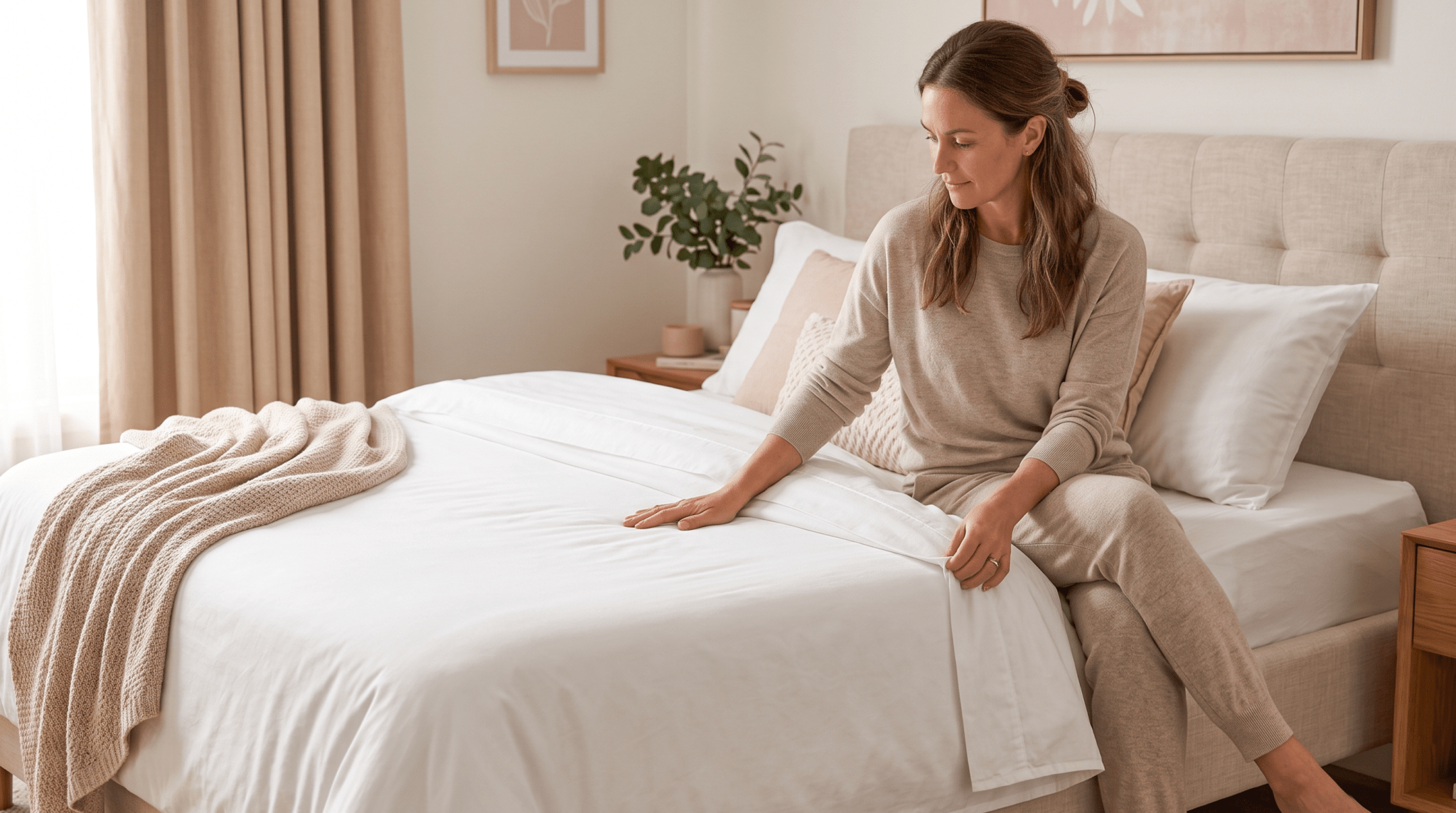 Flat Sheet Vs Fitted Sheet - Delara