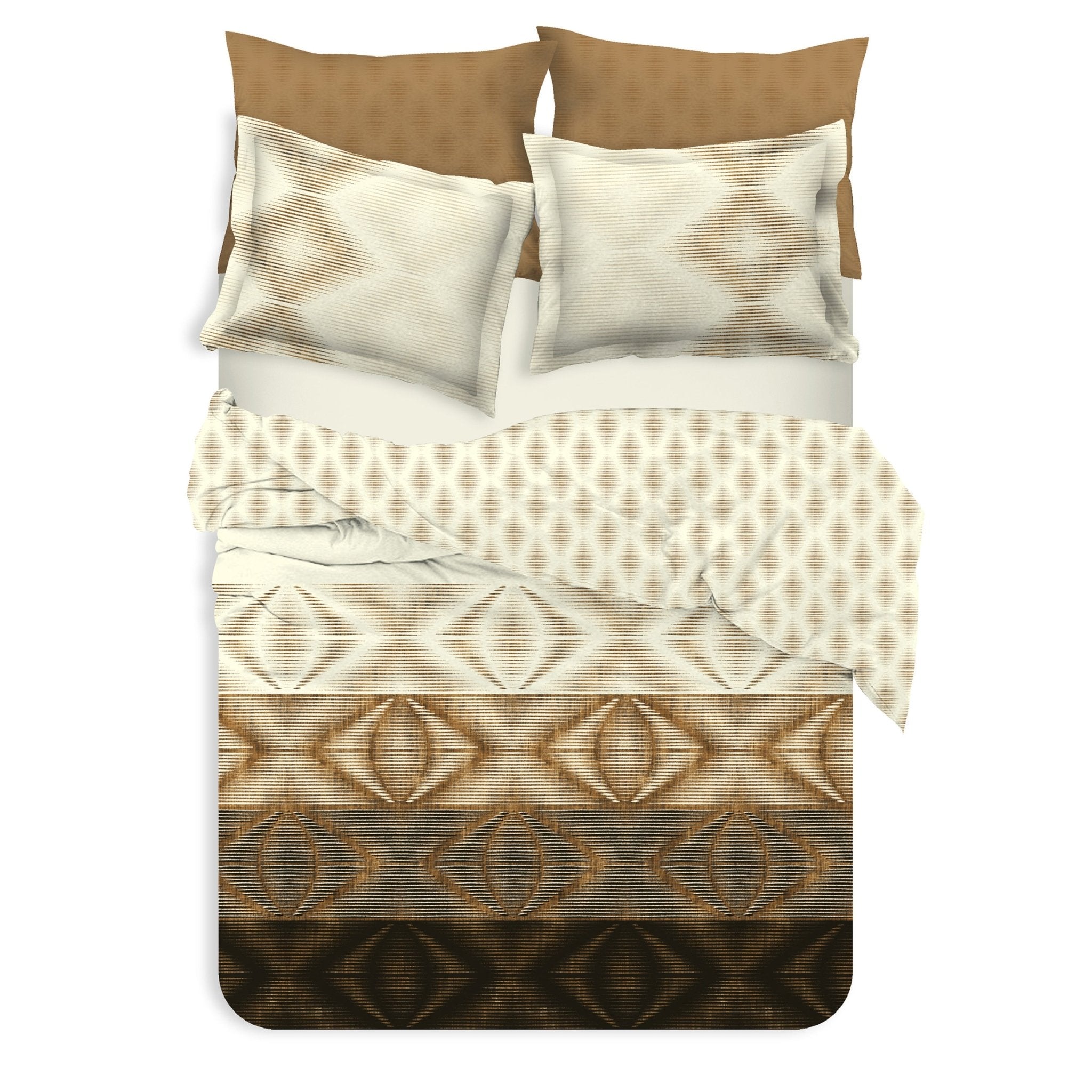 Cotton Reversible Duvet Set - Delara