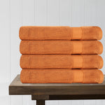 100% Organic Cotton Quick Dry Bath Sheet (Pack of 4) - Delara