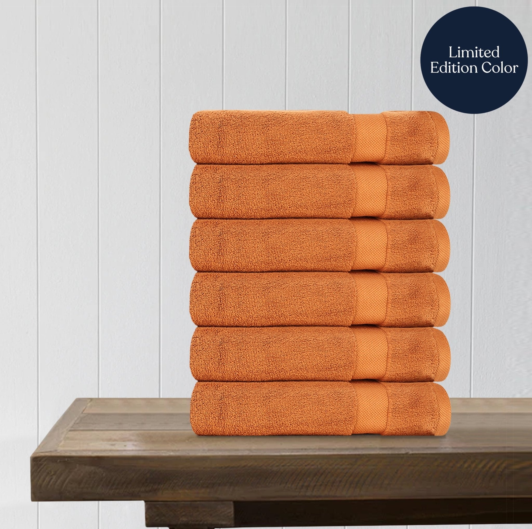 100% Organic Cotton Quick Dry Wash Cloth (Pack of 6)
