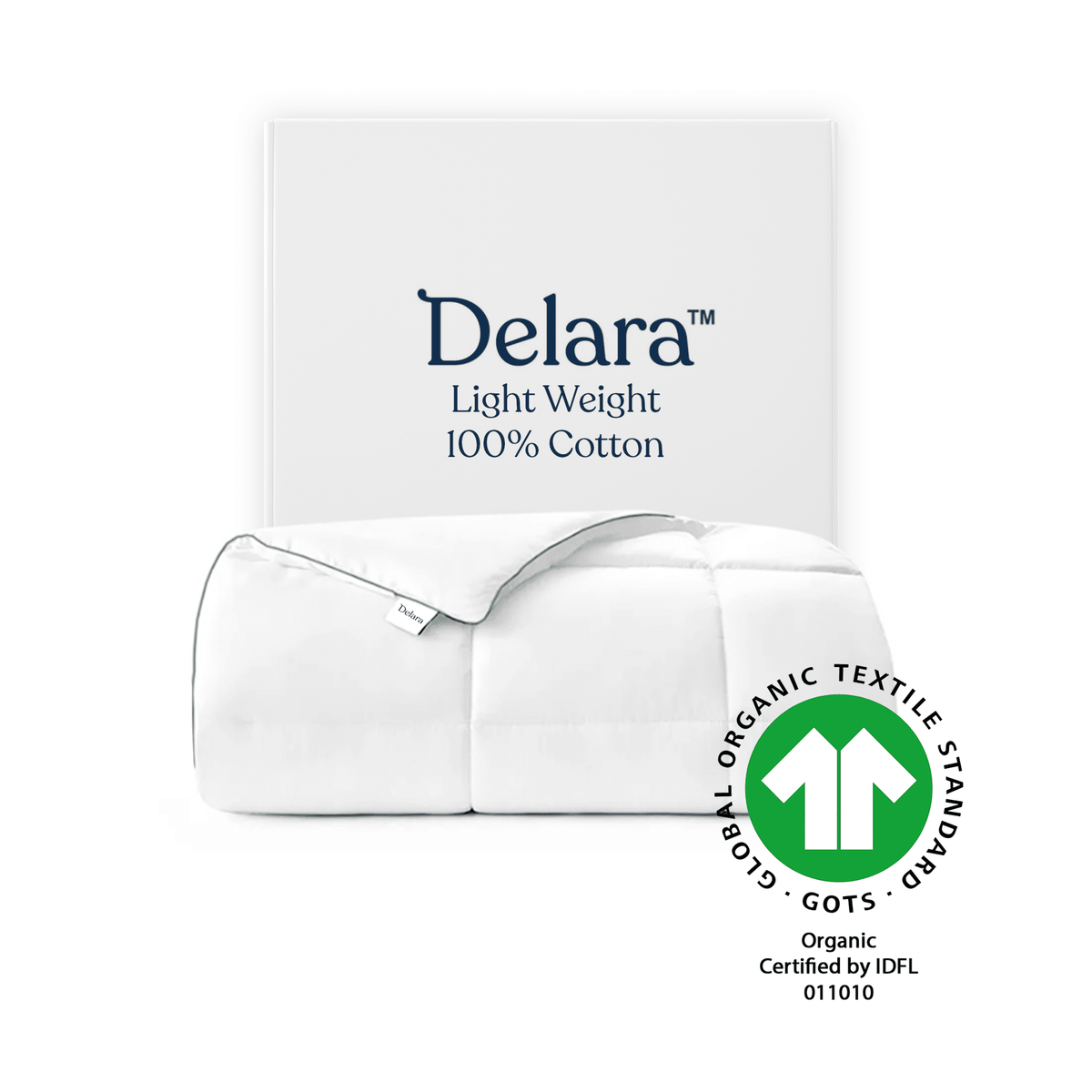 Lightweight Organic Cotton Air Duvet Insert