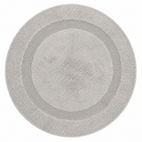 Organic Cotton Reversible Round Bath Mat