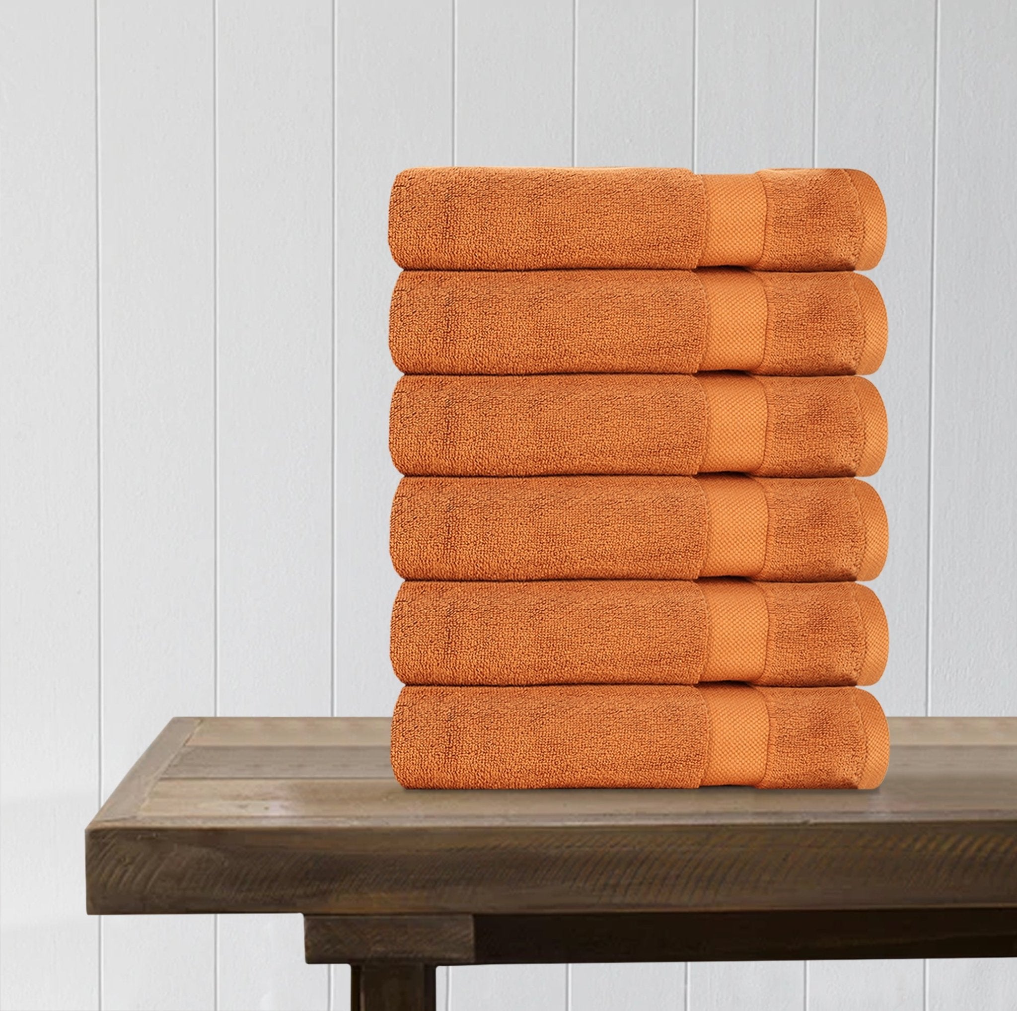 100% Organic Cotton Quick Dry Wash Cloth (Pack of 6) - Delara