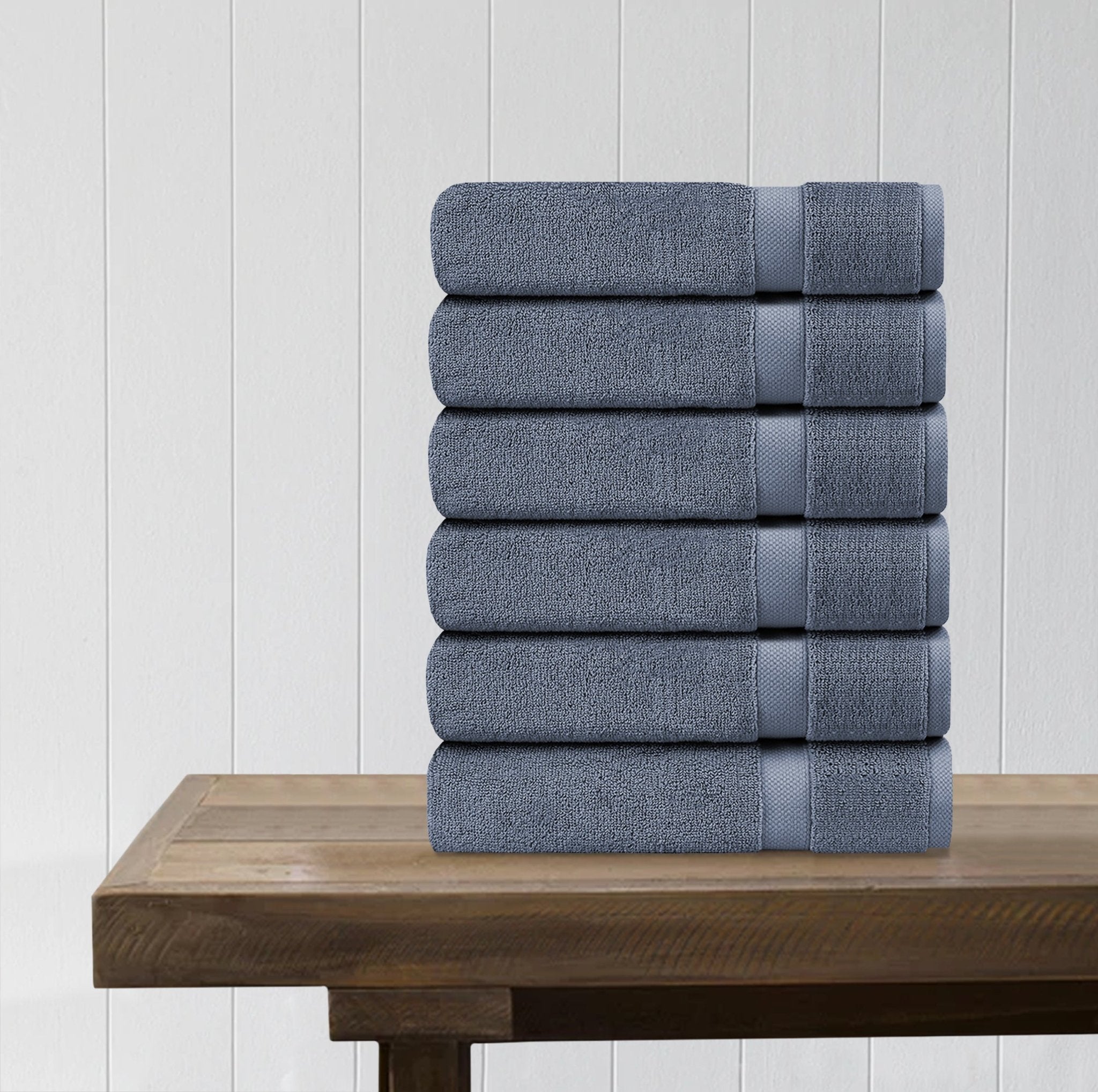 100% Organic Cotton Quick Dry Wash Cloth (Pack of 6)