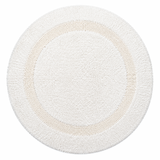 Organic Cotton Reversible Round Bath Mat